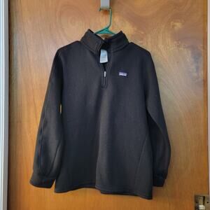 Patagonia Women's Fleece Better Sweater - Black - 1/4 Zip - Sz: L